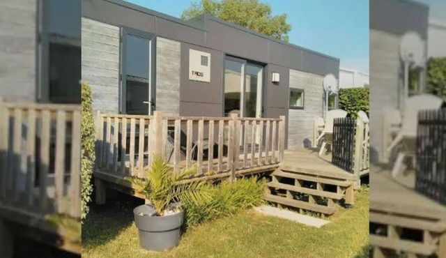 Spacious mobile home with terrace - 4 guests