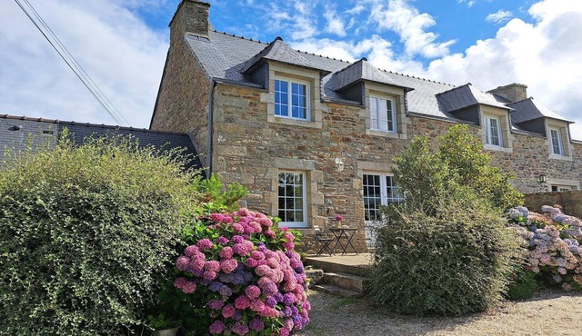 Stone house in Brittany by the sea