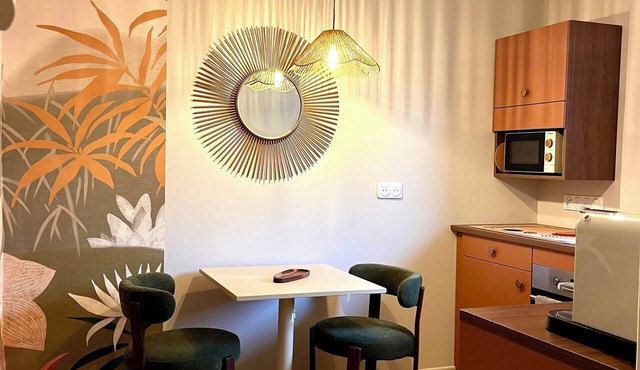 Studio 200m from Les Rosaires Beach