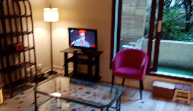 Studio Cosy Terrasse et Parking en Sous sol Face Parc des Expositions