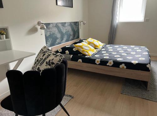 Studio Kyoto cosy jardin tout équipé pour les pros à 5min Gare