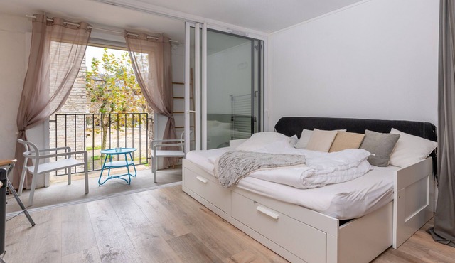 Studio 'Le Rivage Bord De Mer Parking Wifi' with Balcony and Wi-Fi