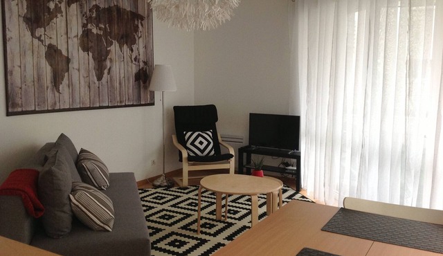 T3 bright apartment close to beach and city walls. 4/6, Wifi