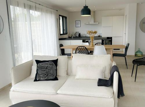 Villa Bréhat vue mer et jacuzzi - plage à 500m