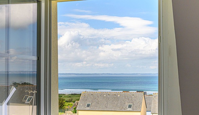 Vue mer & accès piscine à 500m de la plage