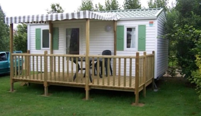 ZEcamping 4* piscine couverte dog friendly jacuzzi mobil-home BBQ 24m2