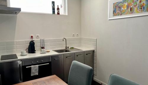 Deluxe One-Bedroom Apartment with Garden View